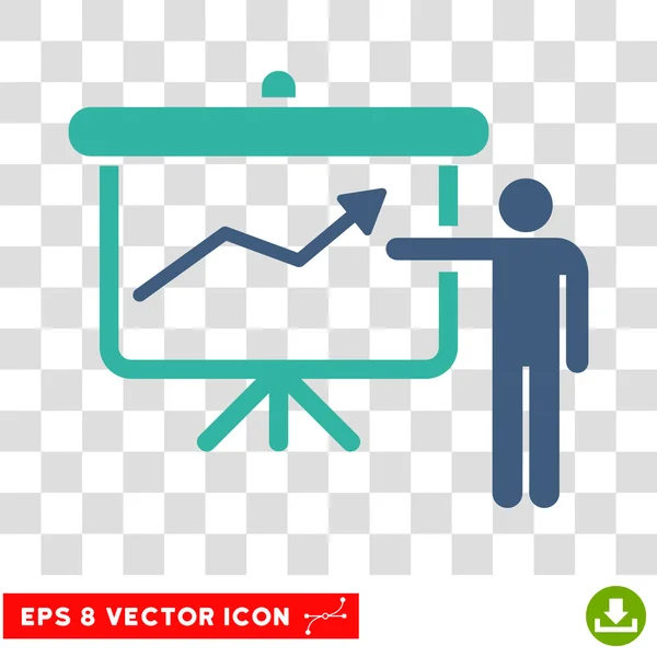 Apresentação do Projeto Eps Vector Icon — Vetor de Stock