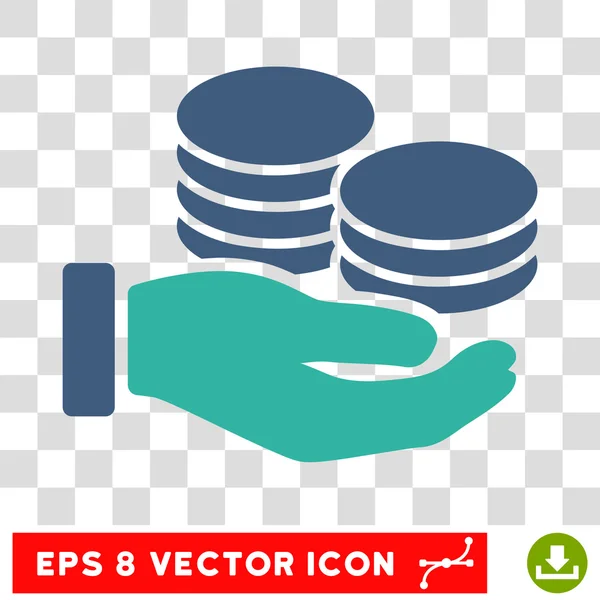 Salário Eps Vector Ícone — Vetor de Stock