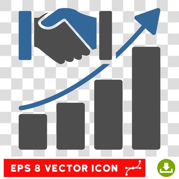 Akvizíció növekedés EPS vektor ikon — Stock Vector