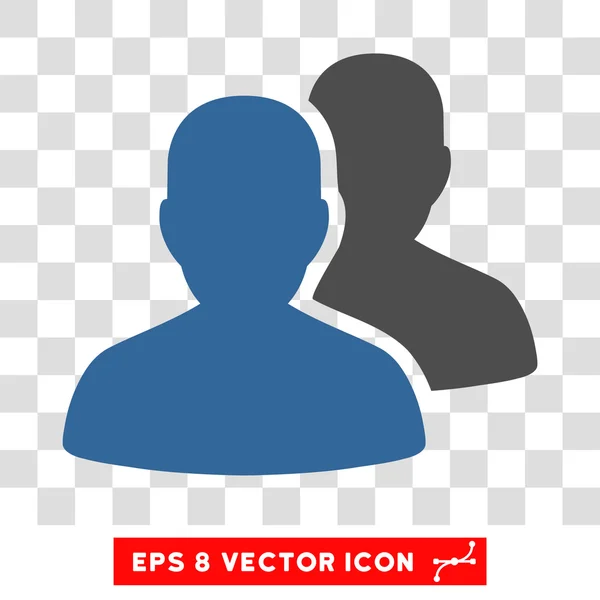 Benutzerkonten eps Vektor-Symbol — Stockvektor