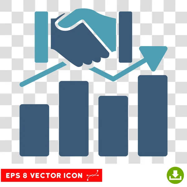 Gráfico de Adquisición Eps Vector Icon — Vector de stock