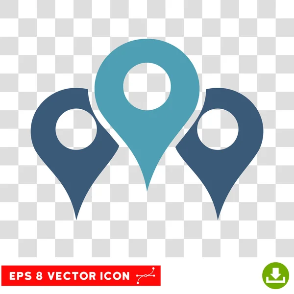 Emplacements Eps Icône vectorielle — Image vectorielle