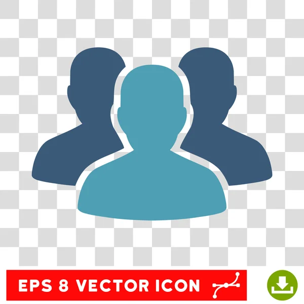 Grupo de usuarios Eps Vector Icono — Vector de stock