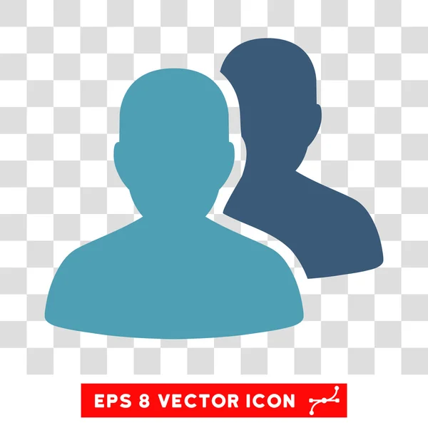 Benutzerkonten eps Vektor-Symbol — Stockvektor