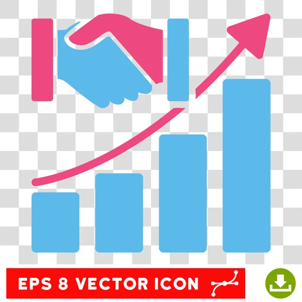 Aquisição Crescimento Eps Vector Icon — Vetor de Stock