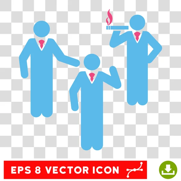 Discuss Persons Eps Vector Icon — Stock Vector