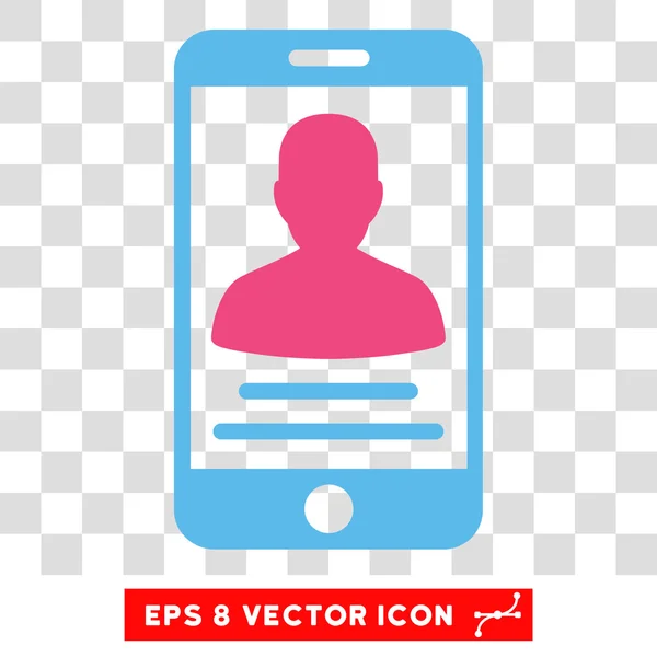 Mobiles Konto eps Vektor-Symbol — Stockvektor