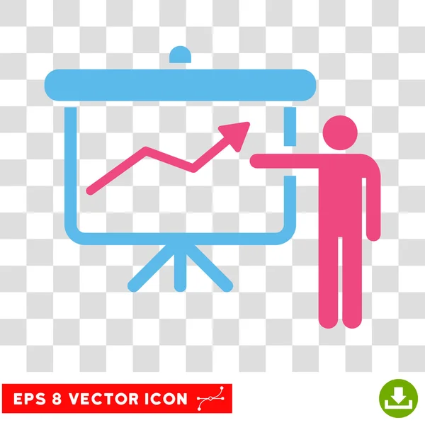Projektpräsentation eps Vektor-Symbol — Stockvektor