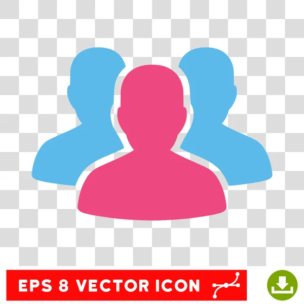 Векторная икона группы пользователей Eps — стоковый вектор