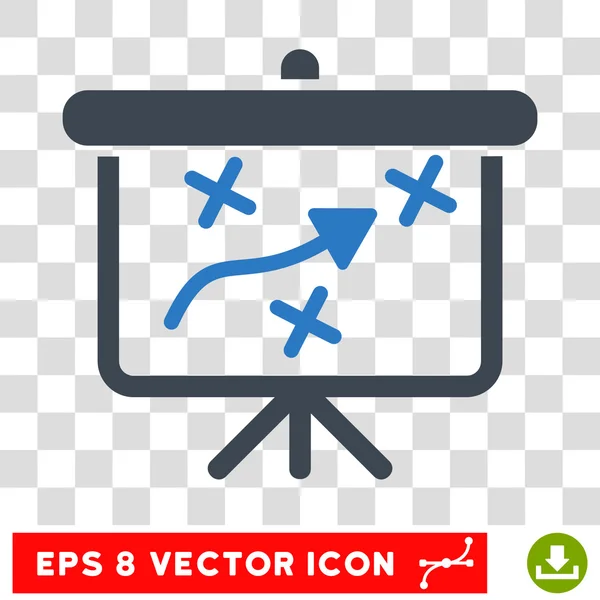 Strategie manier bord EPS vector pictogram — Stockvector