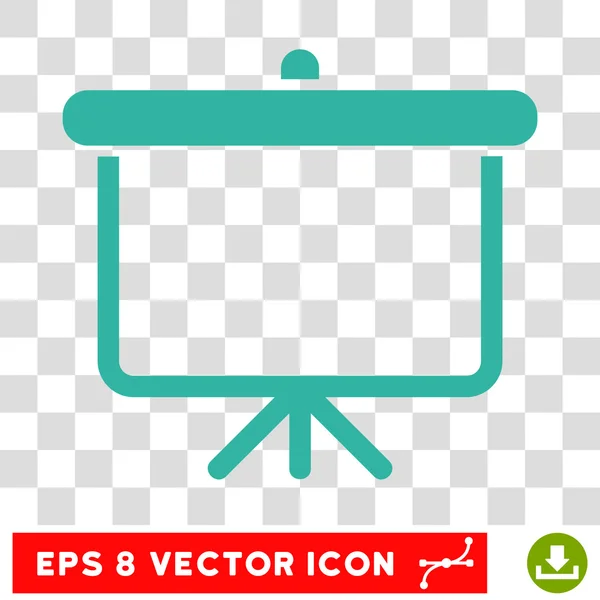 Placa de projeção Eps Vector Icon — Vetor de Stock