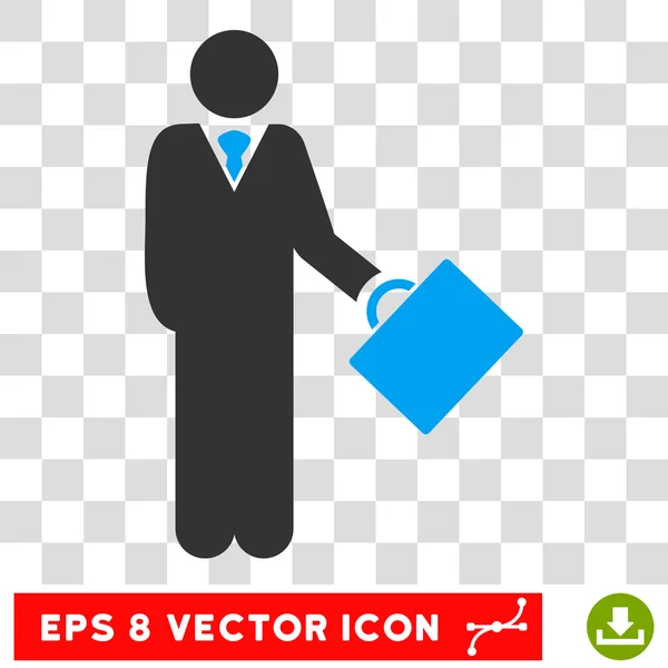 Businessman Eps Vector Icon — Stock Vector