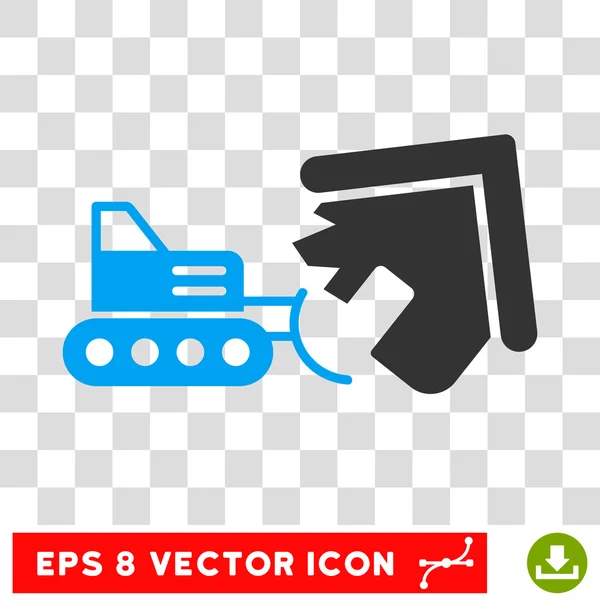 Icône vectorielle Eps de démolition — Image vectorielle