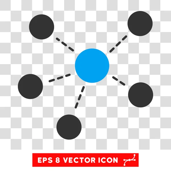 Conexões Eps Vector Ícone — Vetor de Stock