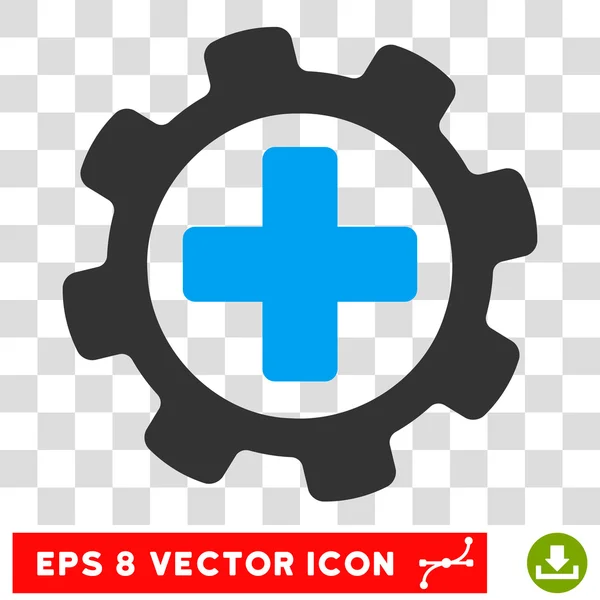 Ajustes médicos Eps Vector Icono — Vector de stock