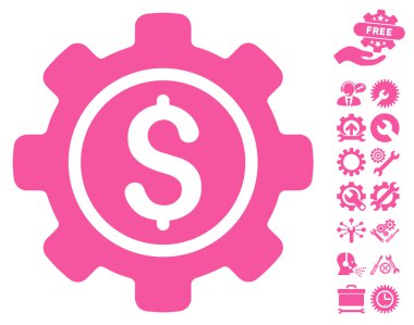 Araçlar Bonus ile Finansal Araçlar Düz Vektör Simgesi