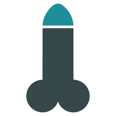 Yapay penis düz simgesi