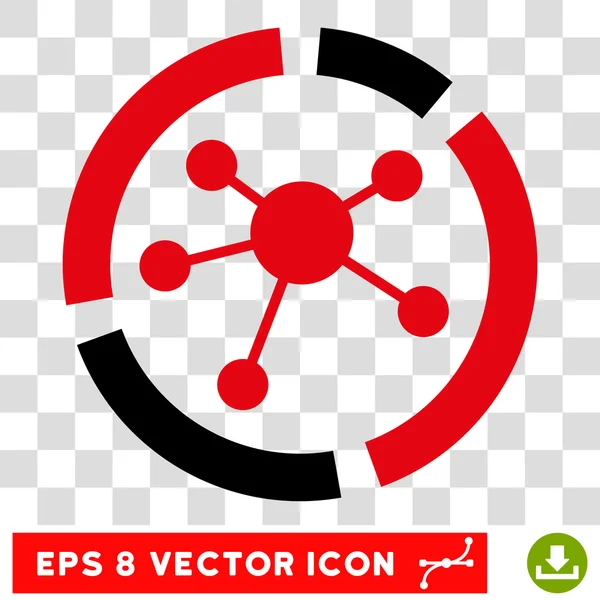 Diagrama de conexiones Eps Vector Icon — Archivo Imágenes Vectoriales