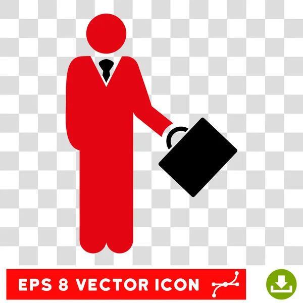 Hombre de negocios Eps Vector Icono — Vector de stock