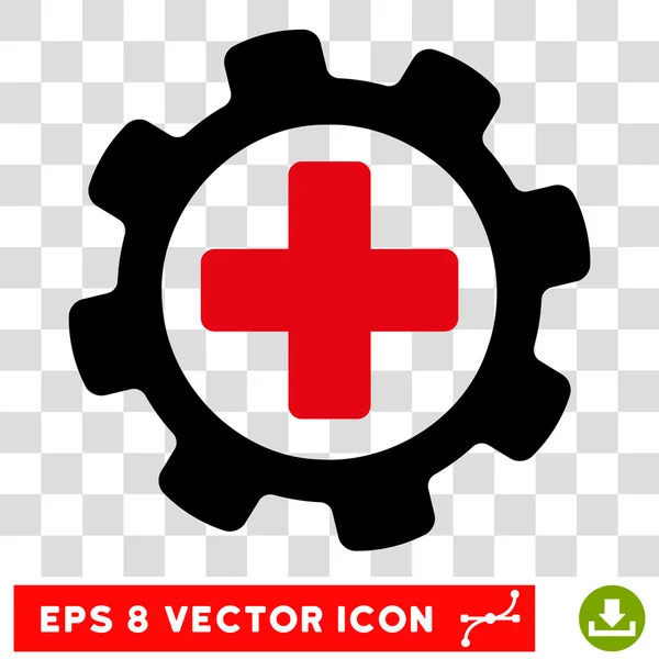 Configurações médicas Eps vetor ícone — Vetor de Stock