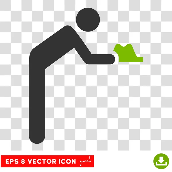 Diener eps Vektor-Symbol — Stockvektor