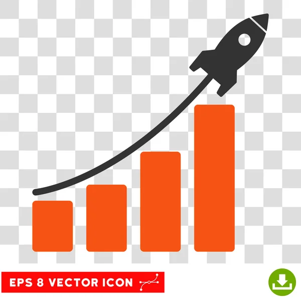 Векторная икона стартап-продаж Eps — стоковый вектор