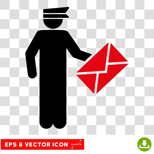 Postbote eps Vektorsymbol — Stockvektor