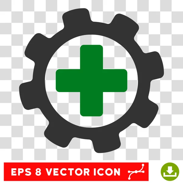 Configurações médicas Eps vetor ícone — Vetor de Stock