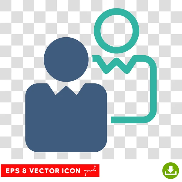 Ügyfelek Eps Vector Icon — Stock Vector