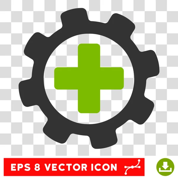 Configurações médicas Eps vetor ícone — Vetor de Stock