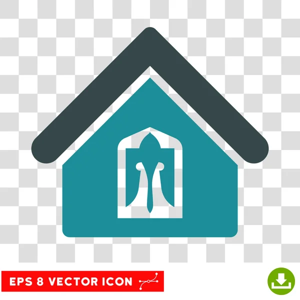 Главная Эпс Векторная икона — стоковый вектор