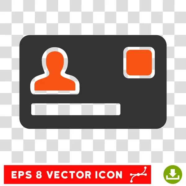 Bankkarte eps Vektor-Symbol — Stockvektor