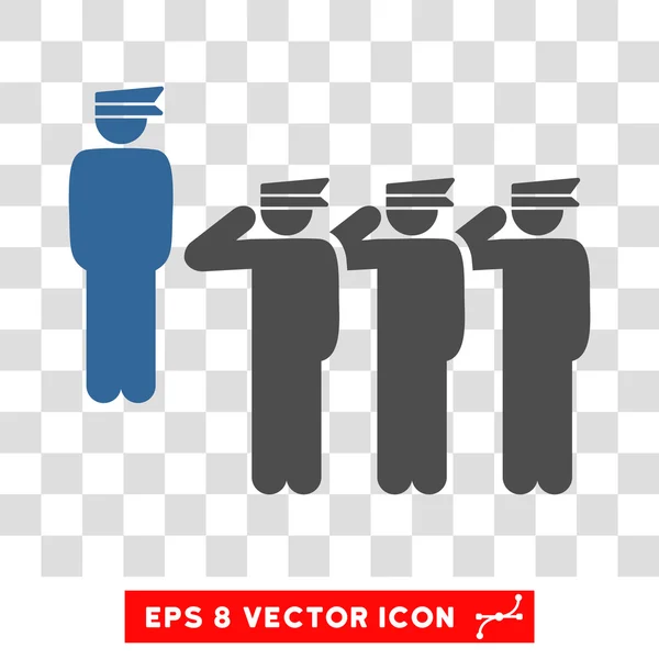 Векторная икона армейского отряда — стоковый вектор