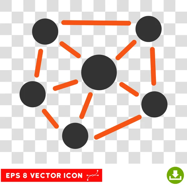 Gráfico Social Eps Vector Icono — Vector de stock