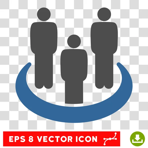 Grupo Social Eps Vector Icono — Vector de stock