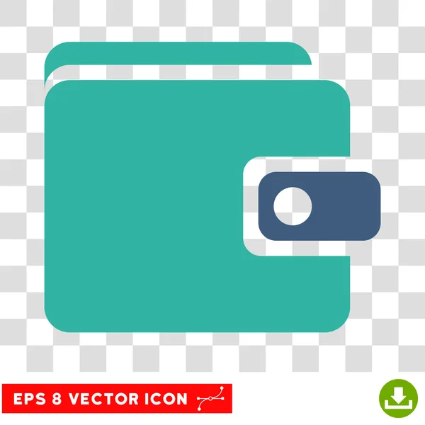 Monedero Eps Vector Icono — Vector de stock