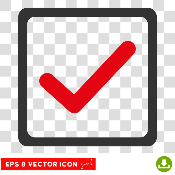 Case à cocher Icône vectorielle Eps — Image vectorielle
