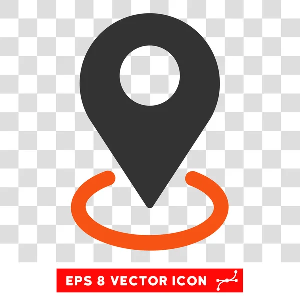 Geo Targeting Eps Vector Icon — Stock Vector