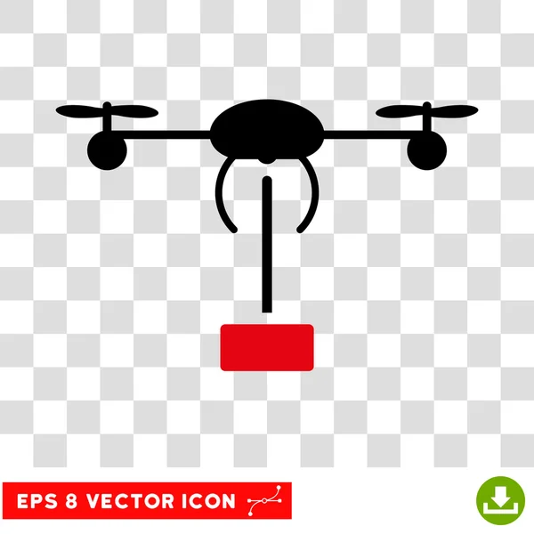 Copter Shipment Eps Vector Icon — Stock Vector
