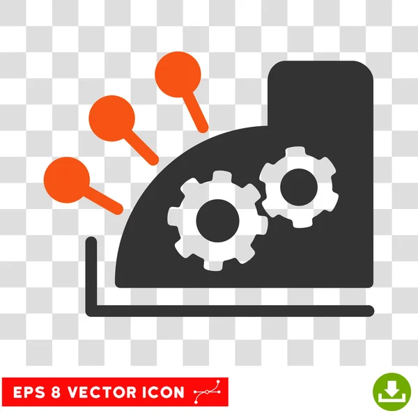 Caja registradora Eps Vector Icono — Archivo Imágenes Vectoriales