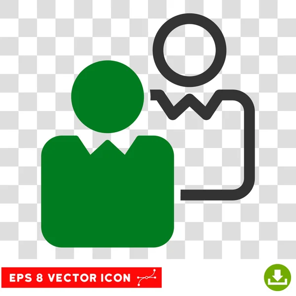 Clientes Eps Vector Ícone — Vetor de Stock