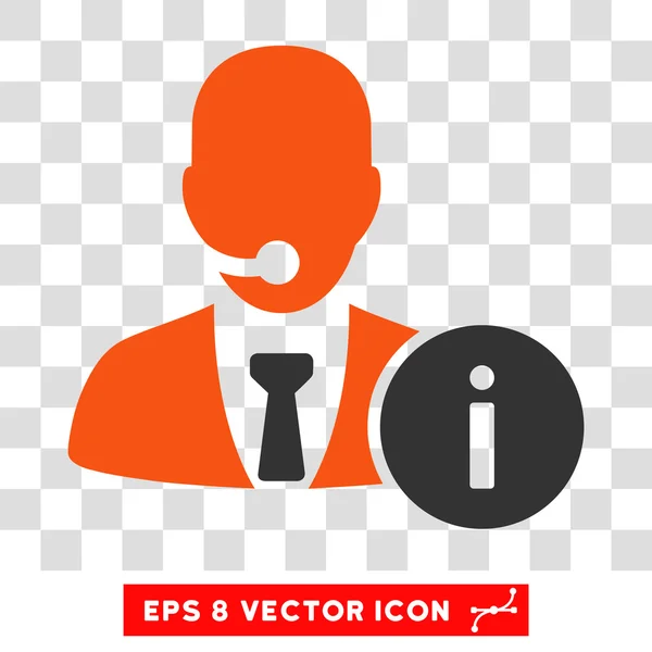 Helpdesk eps Vektor-Symbol — Stockvektor