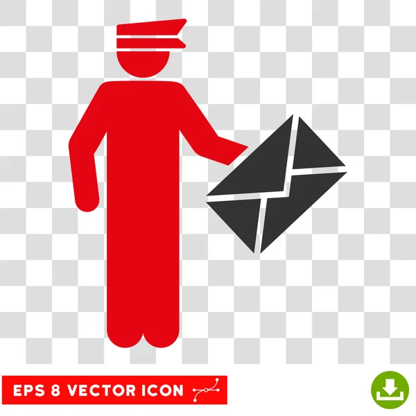 Postbote eps Vektorsymbol — Stockvektor