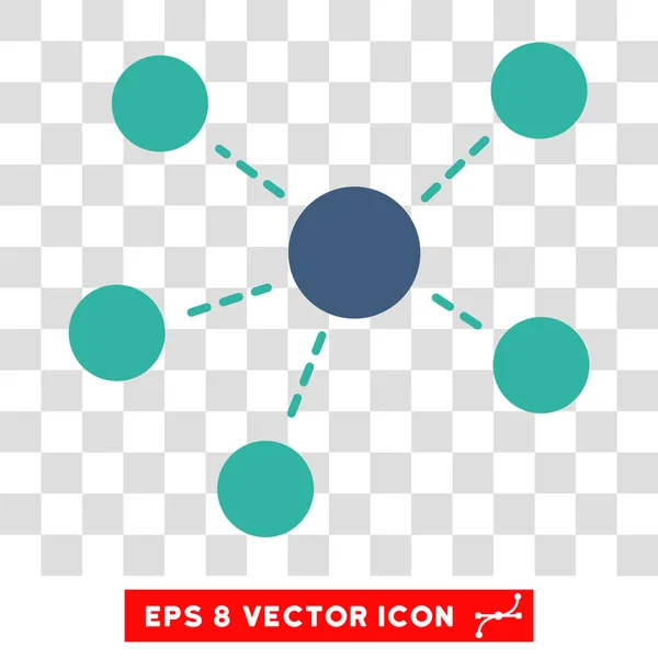 Conexiones Eps Vector Icono — Vector de stock