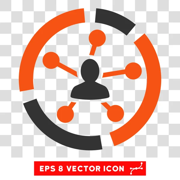 İlişkiler diyagramı Eps vektör simgesi — Stok Vektör