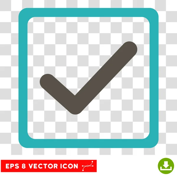 Casilla de verificación Eps Vector Icono — Vector de stock