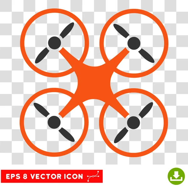 Nanocopter Eps Vector Icon — Stock Vector