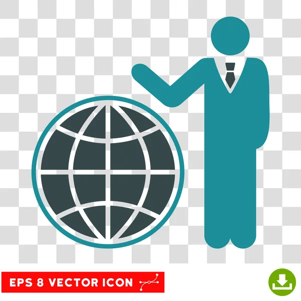 Planetarisches eps-Vektor-Symbol — Stockvektor