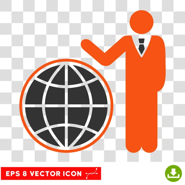 Planetarisches eps-Vektor-Symbol — Stockvektor