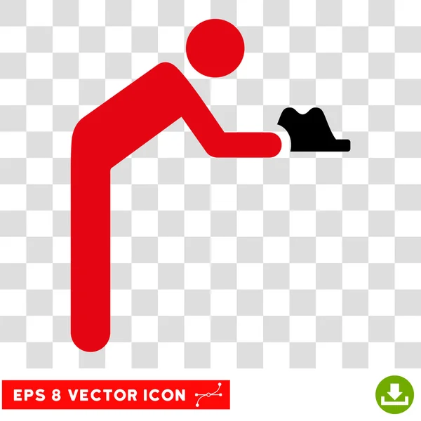 Serviteur Eps vectoriel Icône — Image vectorielle